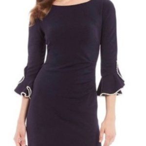 Navy Blue Long Evening Gown by Karl Lagerfeld Size 12